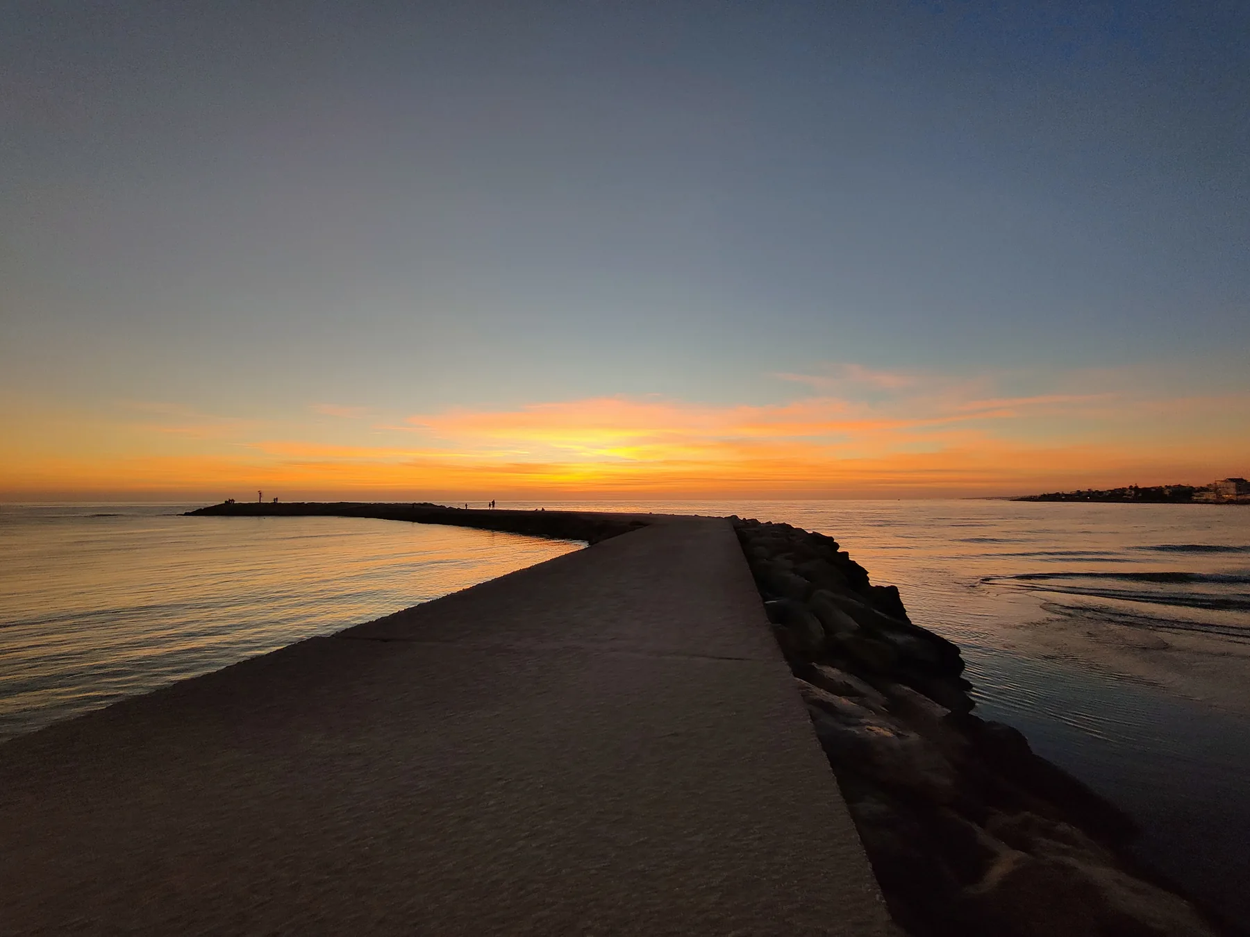 Tramonto visto dal porto di Donnalucata